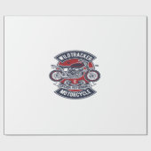 Wild Tracker Motorcycle Cadeaupapier (Vlak)