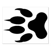 Wild Tracks Paw Print Rubber Stamp Rubberstempel (Afrduk)