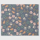 Wild Tracks Spring Wrapping Paper Cadeaupapier (Vlak)