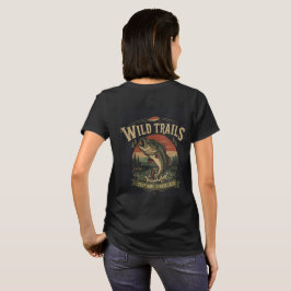Wild Trails Retro Bass Visavontuur T-shirt