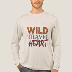 WILD TRAVEL HEART Grafisch T-shirt - Avontuur Lief