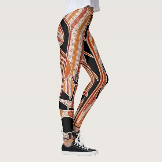 Wild Tribal Maori Leggings (Rechts)