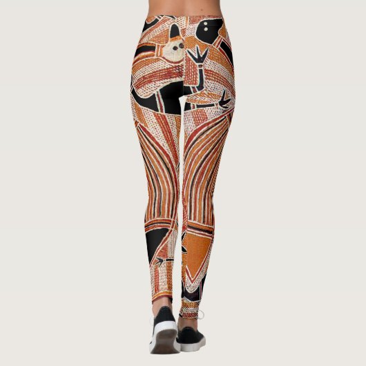 Wild Tribal Maori Leggings (Achterkant)