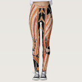 Wild Tribal Maori Leggings (Voorkant)