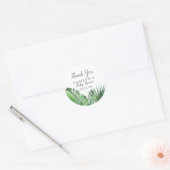 Wild Tropical Dank je Baby shower voor de Sticker (Envelop)