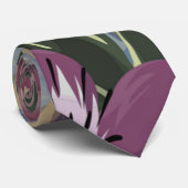 Wild Tropical Flamingo Stropdas (Opgerold)