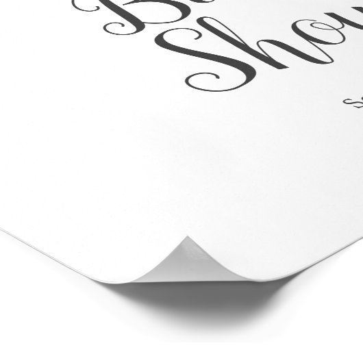 Wild Tropical Palm Baby shower Welcome Poster (Hoek)