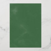 Wild Tropical Palm | Gold Foil Geometric Wedding F Folie Uitnodiging (Achterkant)