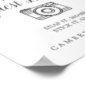 Wild Tropical Palm Photo Guest Book Sign Poster (Hoek)