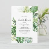 Wild Tropical Palm Vrijgezellenfeest Kaart (Staand voorkant)