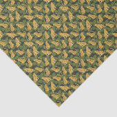 Wild Tropical Safari Leopard Oerwoud Palms Tissuepapier (Detail)