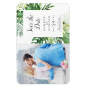 Wild tropisch palm Afbeelding Opslaan datum Magneet (Verticaal)