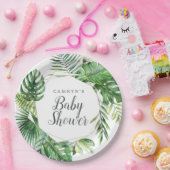 Wild tropisch palm Baby shower Bord (Feest)