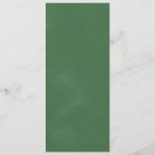 Wild Tropisch Palm Weddenrenmenu Menu (Achterkant)