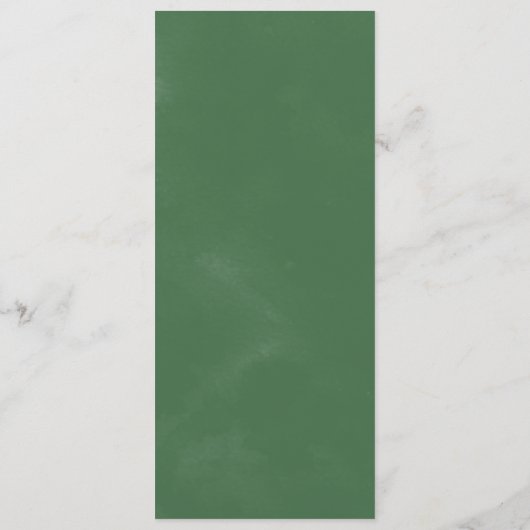 Wild Tropisch Palm Weddenrenmenu Menu (Achterkant)