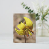 Wild Trout Lily Flower And Friend Personalized Briefkaart (Staand voorkant)
