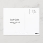 Wild Trout Lily Flower And Friend Personalized Briefkaart (Achterkant)