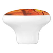 Wild Trout Lily Flower and Insect Friend Keramische Knop (Zijkant)