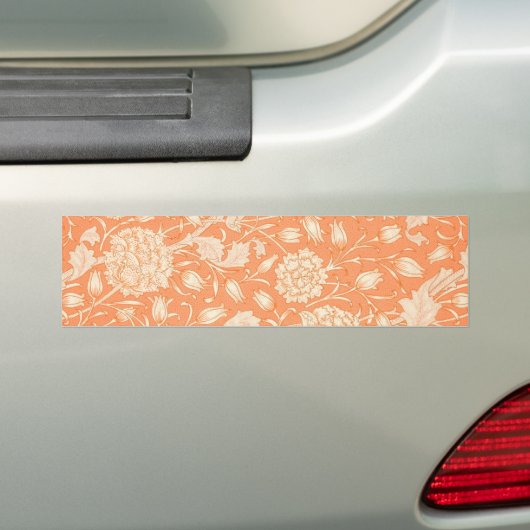 Wild Tulip Pattern (door William Morris) Bumpersticker (Op auto)