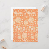 Wild Tulip Pattern (door William Morris) Kaart (Voorkant / Achterkant in situ)