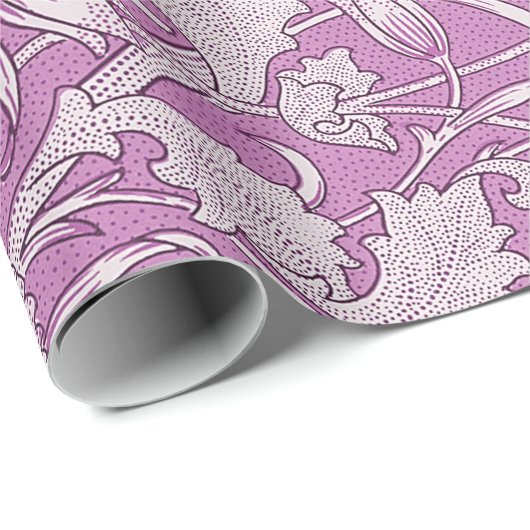 Wild Tulip van William Morris Cadeaupapier (Rol Hoek)