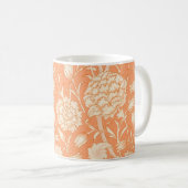 Wild Tulip William Morris Floral Tangerine Koffiemok (Voorkant rechts)