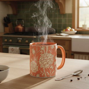 Wild Tulips Peach William Morris Mok