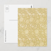 Wild Tulips van William Morris,  Flowers Art Briefkaart (Voorkant / Achterkant)