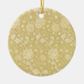 Wild Tulips van William Morris,  Flowers Art Keramisch Ornament (Voorkant)