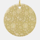 Wild Tulips van William Morris,  Flowers Art Keramisch Ornament (Achterkant)