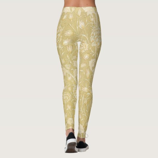 Wild Tulips van William Morris,  Flowers Art Leggings (Achterkant)