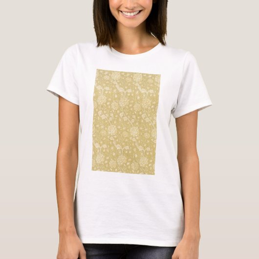 Wild Tulips van William Morris, Flowers Art T-shirt (Voorkant)