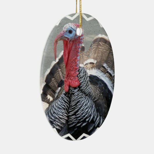 Wild Turkey Afbeelding Ornament (Rechts)