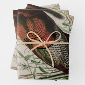Wild Turkey Birds of America Audubon Print Inpakpapier Vel (In situ)