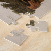 Wild Turkey Birds of America Audubon Print Legpuzzel (Zijkant)