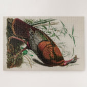 Wild Turkey Birds of America Audubon Print Legpuzzel (Horizontaal)
