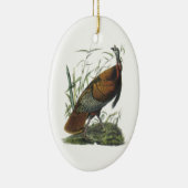 Wild Turkey door Audubon Keramisch Ornament (Rechts)