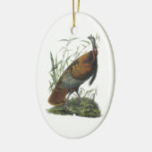 Wild Turkey door Audubon Keramisch Ornament (Links)
