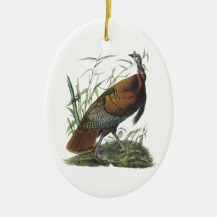Wild Turkey door Audubon Keramisch Ornament