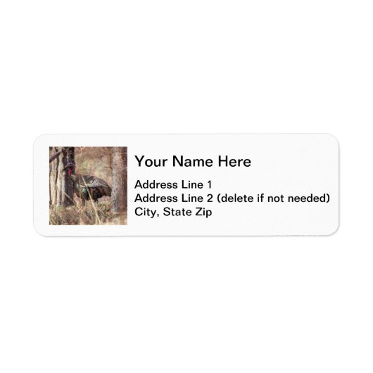 Wild Turkey Etiket (Voorkant)