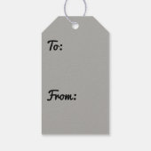 Wild Turkey Feathers I Abstract Natuur Design Cadeaulabel (Achterkant)