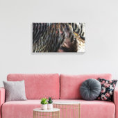 Wild Turkey Feathers I Abstract Natuur Design Canvas Afdruk (Insitu (Woonkamer))