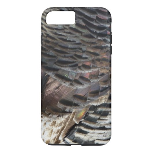 Wild Turkey Feathers I Abstract Natuur Design Case-Mate iPhone Case (Achterkant)