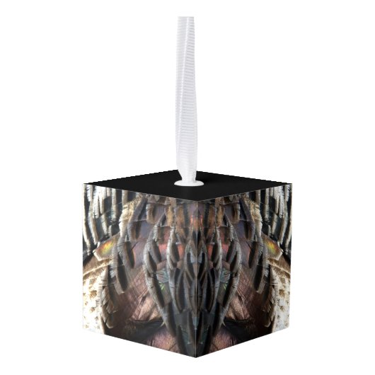 Wild Turkey Feathers I Abstract Natuur Design Decoratie (Achter hoekig)