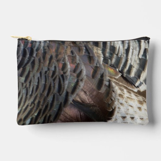 Wild Turkey Feathers I Abstract Natuur Design Etui (Voorkant)