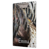 Wild Turkey Feathers I Abstract Natuur Design Klembord (Links)