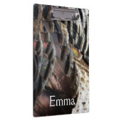 Wild Turkey Feathers I Abstract Natuur Design Klembord (Rechts)