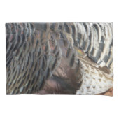 Wild Turkey Feathers I Abstract Natuur Design Kussensloop (Voorkant)