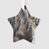 Wild Turkey Feathers I Abstract Natuur Design Ornament (voorkant)