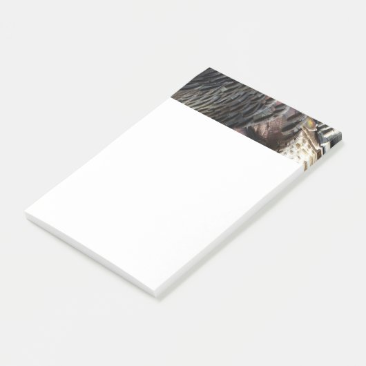 Wild Turkey Feathers I Abstract Natuur Design Post-it® Notes (Schuin)
